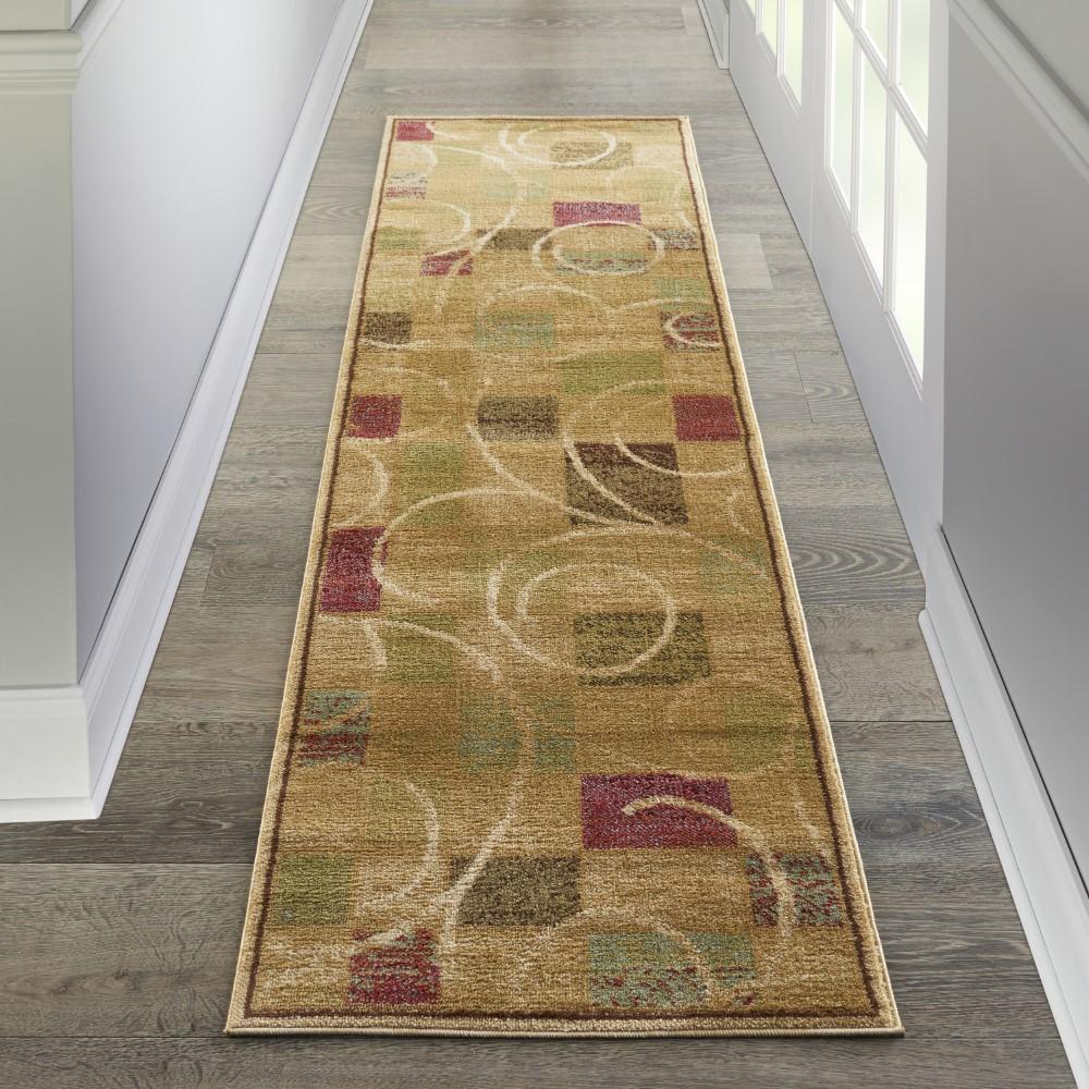 Nourison - Expressions XP01 Beige 23in x 8 Hallway Rug - XP01-99446579287_CLOSEOUT veiw 2