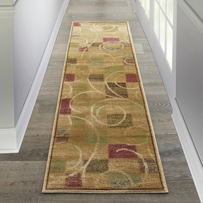 Nourison - Expressions XP01 Beige 2 x 59in Hallway Rug - XP01-99446577030_CLOSEOUT veiw 2