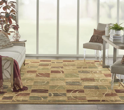 Nourison - Expressions XP01 Beige 79in x 1010in Rug - XP01-99446580450_CLOSEOUT veiw 2