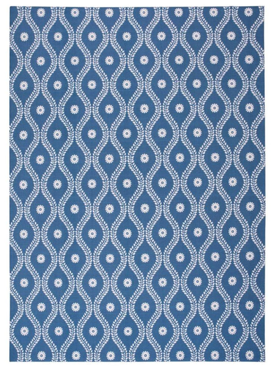 Nourison - Home & Garden RS085 Dark Blue 79in x 1010in Rug - RS085-99446207548_CLOSEOUT veiw 1
