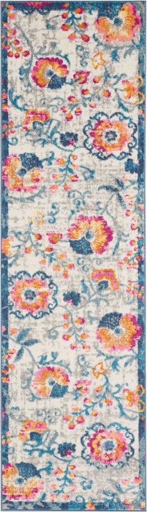 Nourison - Passion PSN19 White Multicolor 22in x 76in Hallway Rug - PSN19-99446403841 veiw 1