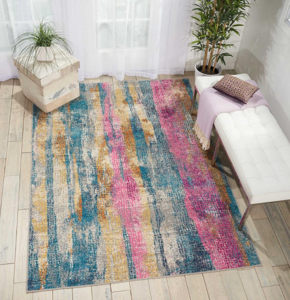 Nourison - Passion PSN16 Multicolor 53in x 73in Colorful Area Rug - PSN16-99446221636 - CLOSEOUT veiw 2