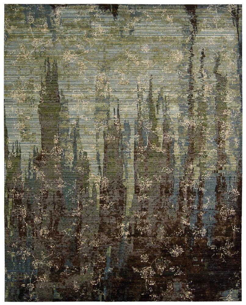 Nourison - Rhapsody RH006 Multicolor 56in x 8 Area Rug - RH006-99446250285_CLOSEOUT veiw 1