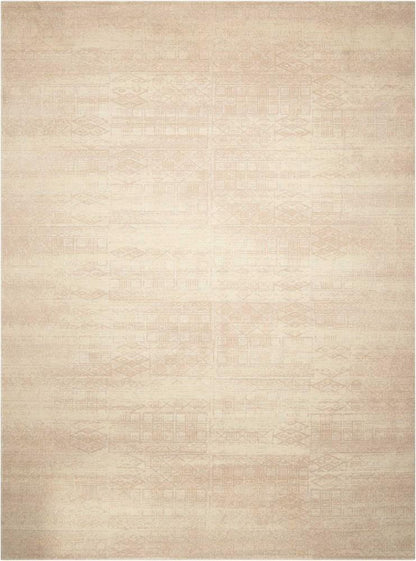 Nourison - Silk Elements SKE21 White 99in x 13 Rug - SKE21-99446295453_CLOSEOUT veiw 1