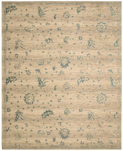 Nourison - Silk Elements SKE28 Beige 79in x 99in Rug - SKE28-99446188663_CLOSEOUT veiw 1
