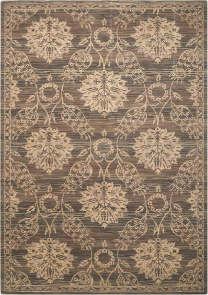 Nourison - Silk Elements SKE31 Grey 56in x 8 Area Rug - SKE31-99446188908_CLOSEOUT veiw 1