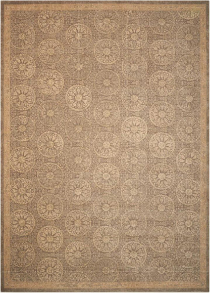 Nourison - Silken Allure SLK04 Beige 56in x 8 Area Rug - SLK04-99446152534_CLOSEOUT veiw 1