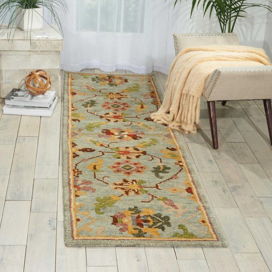 Nourison - Tahoe TA13 Green 23in x 8 Hallway Rug - TA13-99446180186 veiw 2