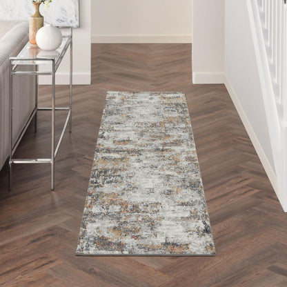 Nourison - Tangra 22in x 76in Bone Multi Area Rug - TNR03-99446782946 veiw 2