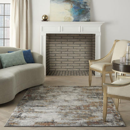 Nourison - Tangra 4x6 Bone Multi Area Rug - TNR03-99446782953 veiw 2