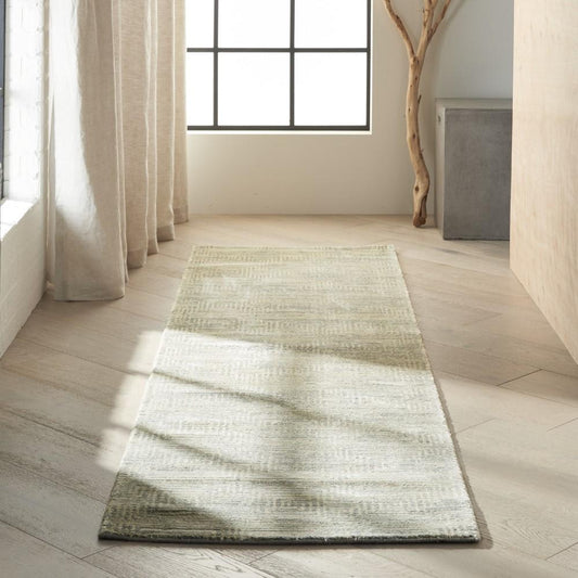Calvin Klein - Home Maya MAY01 Mineral 23in x 8 Hallway Rug - MAY01-99446190376_CLOSEOUT veiw 2