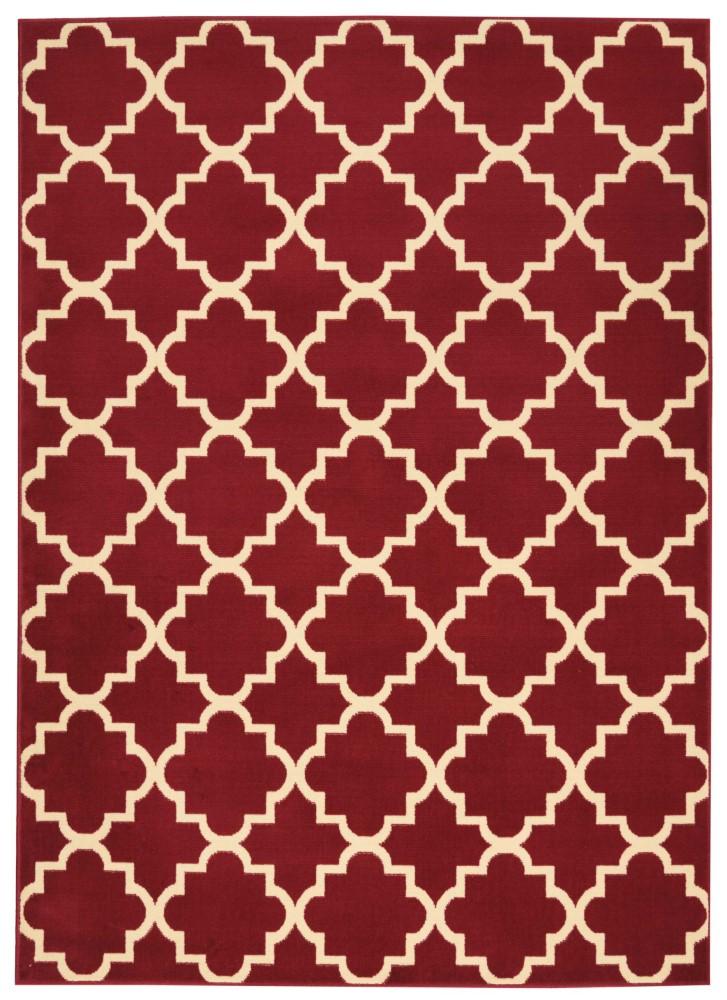 Nourison - Grafix GRF08 Red 53in x 73in Area Rug - GRF08-99446395016 - CLOSEOUT veiw 1