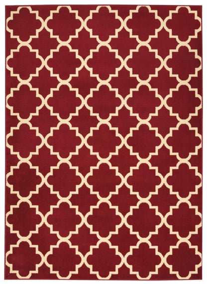 Nourison - Grafix GRF08 Red 53in x 73in Area Rug - GRF08-99446395016 - CLOSEOUT veiw 1