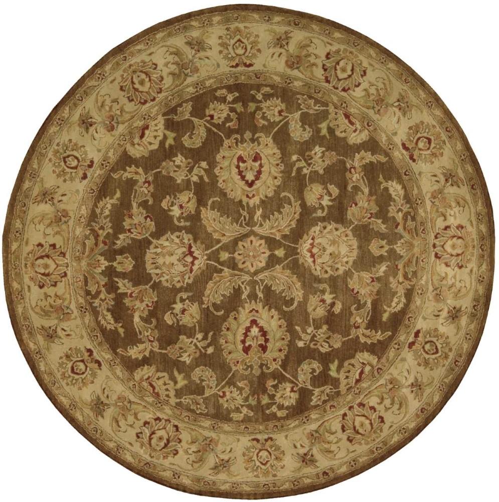 Nourison - Jaipur JA23 Brown Multicolor 8 x Round Rug - JA23-99446586131_CLOSEOUT veiw 1