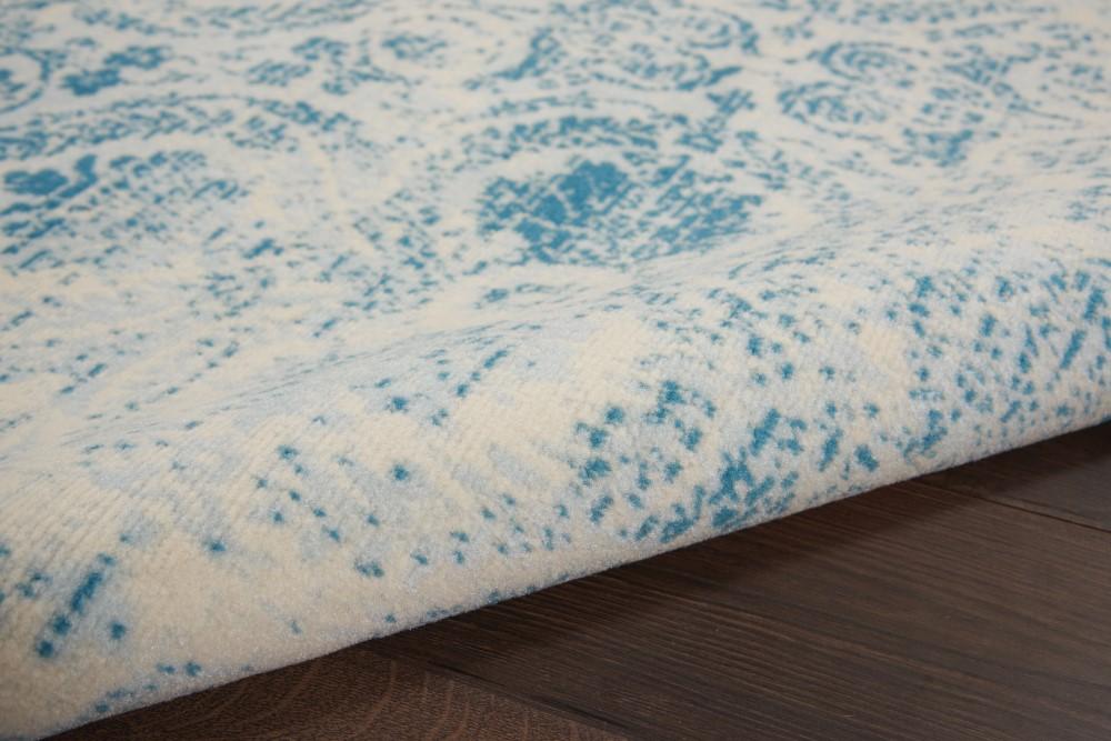 Nourison - Jubilant JUB05 Teal Blue 4x6 Vintage Area Rug - JUB05-99446478061_CLOSEOUT veiw 2