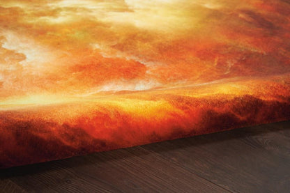 Nourison - Le Reve LER07 Red and Brown 53in x 73in PhotoReal Area Rug - LER07-99446494818_CLOSEOUT veiw 2