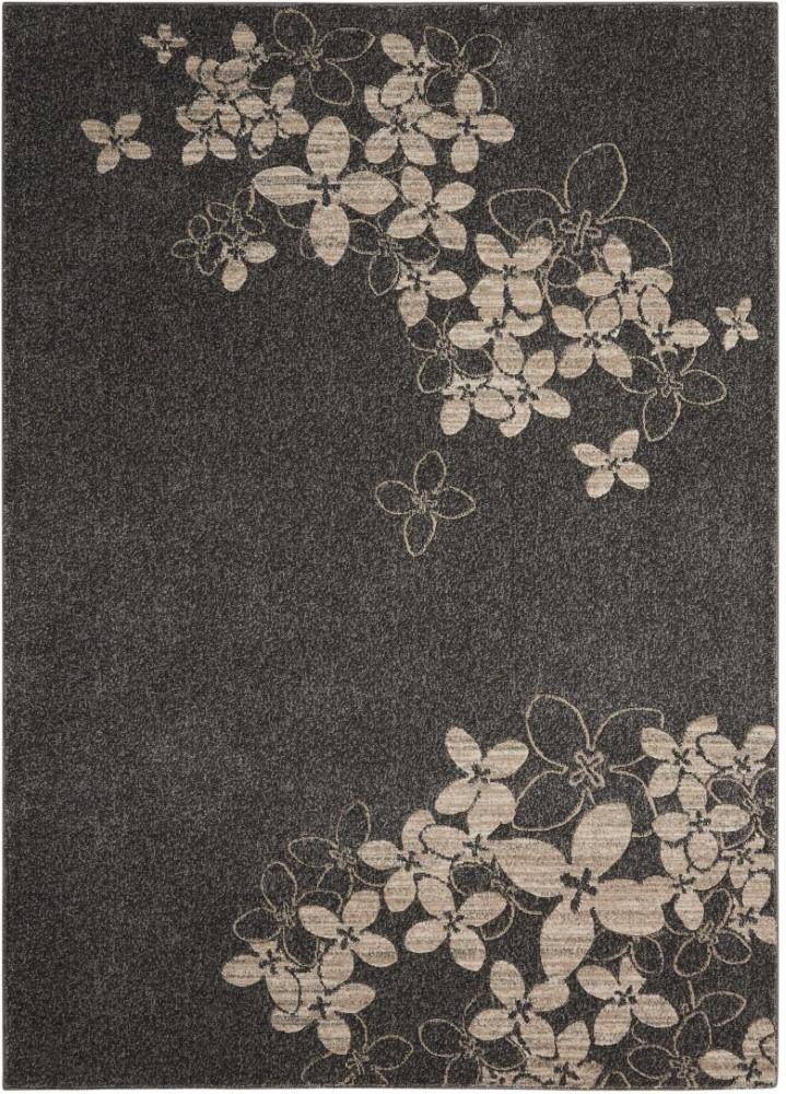 Nourison - Maxell MAE02 Black 93in x 129in Oversized Rug - MAE02-99446334992 veiw 1