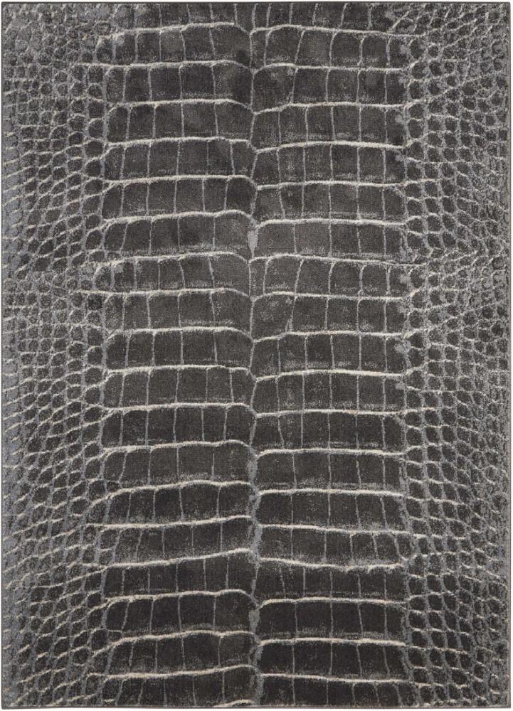 Nourison - Maxell MAE09 Charcoal Grey 53in x 73in Area Rug - MAE09-99446343604 veiw 1