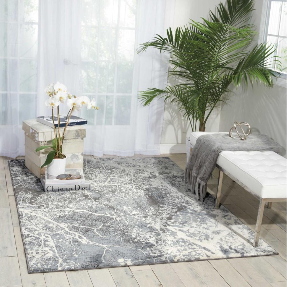 Nourison - Maxell MAE11 Bone 93in x 129in Oversized Rug - MAE11-99446362353 veiw 2