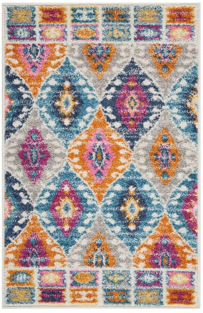Nourison - Passion 22in x 34in Multicolor Boho Area Rug - PSN02-99446387981 veiw 1