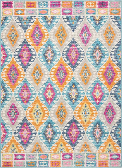 Nourison - Passion PSN02 Multicolor 39in x 59in Boho Area Rug - PSN02-99446388018 veiw 1
