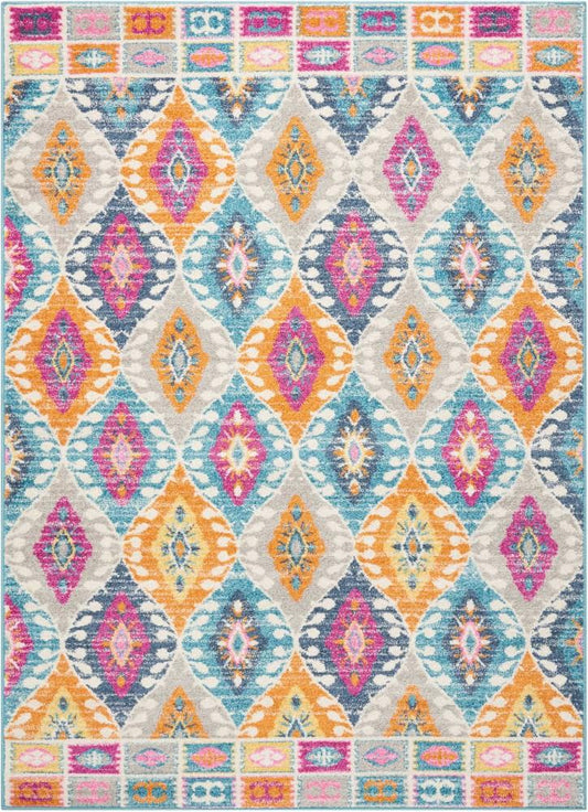 Nourison - Passion PSN02 Multicolor 39in x 59in Boho Area Rug - PSN02-99446388018 veiw 1