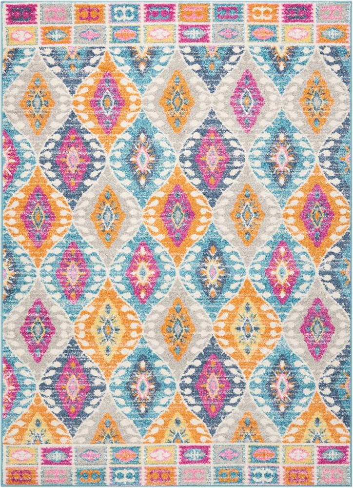 Nourison - Passion PSN02 Multicolor 53in x 73in Boho Area Rug - PSN02-99446388063 veiw 1