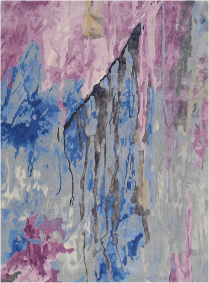 Nourison - Prismatic 56in x 75in Bone Multicolor Area Rug - PRS11-99446411495 veiw 1
