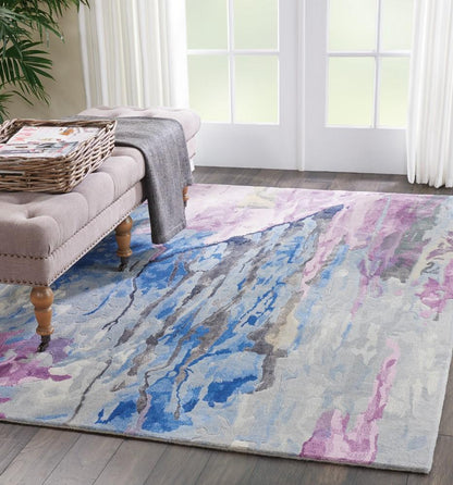 Nourison - Prismatic 56in x 75in Bone Multicolor Area Rug - PRS11-99446411495 veiw 2