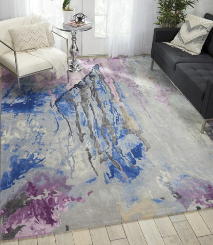 Nourison - Prismatic 79in x 99in Bone Multicolor Area Rug - PRS11-99446411501 veiw 3