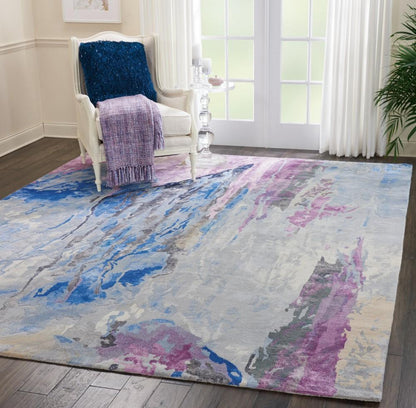 Nourison - Prismatic 86in x 116in Bone Multicolor Area Rug - PRS11-99446411525 veiw 2