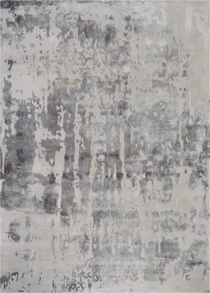 Nourison - Prismatic 99in x 139in Silver Grey Abstract Area Rug - PRS12-99446141842 veiw 1