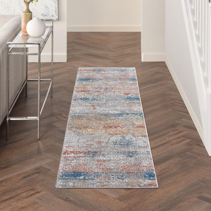 Nourison - Rustic Textures 22in x 76in Area Rug - RUS11-99446799012 veiw 2