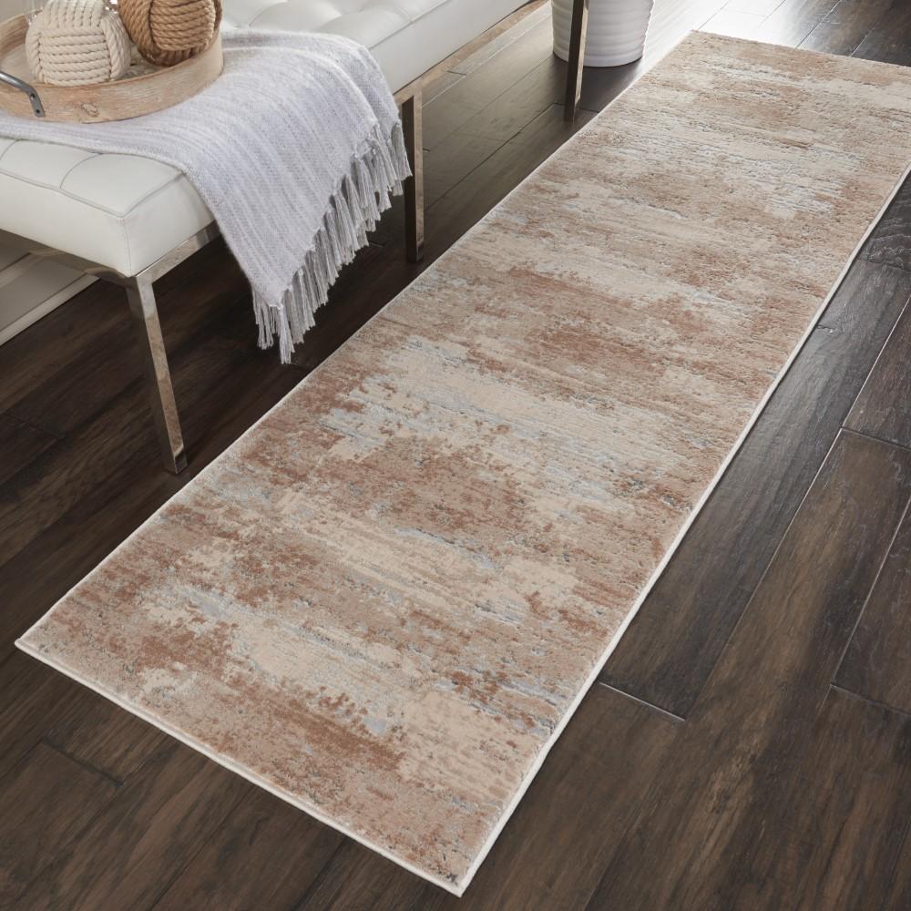 Nourison - Rustic Textures RUS03 Beige 22in x 76in Hallway Rug - RUS03-99446461988 veiw 2