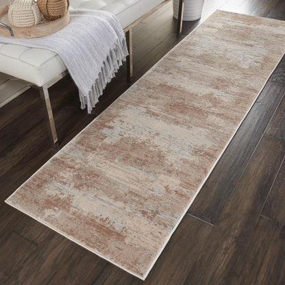 Nourison - Rustic Textures RUS03 Beige 22in x 76in Hallway Rug - RUS03-99446461988 veiw 2