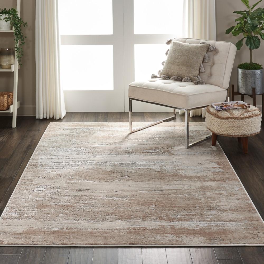 Nourison - Rustic Textures RUS03 Beige 53in x 73in Rustic Area Rug - RUS03-99446462008 veiw 3