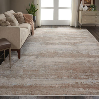 Nourison - Rustic Textures RUS03 Beige 710in x 106in Oversized Rug - RUS03-99446462015 veiw 2