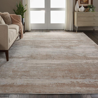 Nourison - Rustic Textures RUS03 Beige 93in x 129in Oversized Rug - RUS03-99446462022 veiw 3