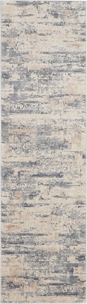Nourison - Rustic Textures RUS04 Beige and Bone 22in x 76in Hallway Rug - RUS04-99446462039 veiw 1