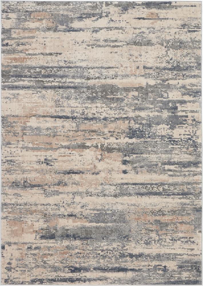 Nourison - Rustic Textures RUS04 Beige and Bone 53in x 73in Rustic Area Rug - RUS04-99446462053 veiw 1