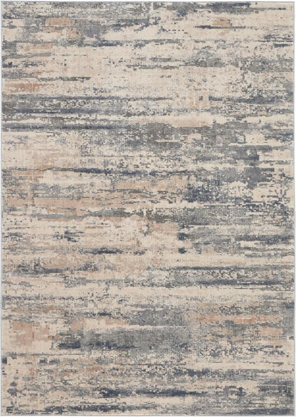Nourison - Rustic Textures RUS04 Beige and Bone 53in x 73in Rustic Area Rug - RUS04-99446462053 veiw 1