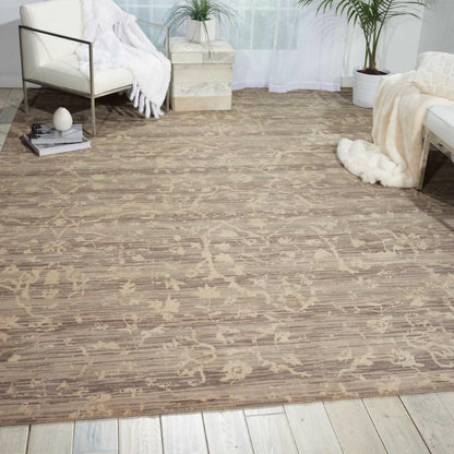 Nourison - Silk Elements SKE22 Beige 12x15 Rug - SKE22-99446188939_CLOSEOUT veiw 2