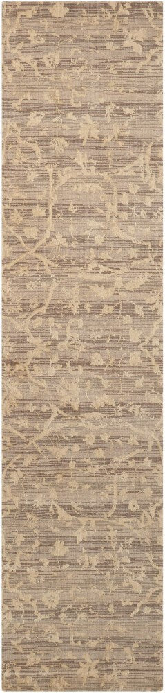 Nourison - Silk Elements SKE22 Beige 25in x 10 Hallway Rug - SKE22-99446188922_CLOSEOUT veiw 1