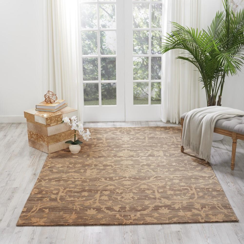 Nourison - Silk Elements SKE22 Beige 56in x 8 Area Rug - SKE22-99446164872_CLOSEOUT veiw 2