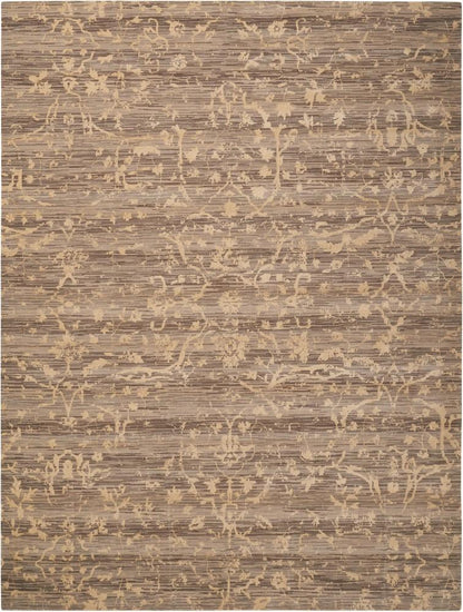 Nourison - Silk Elements SKE22 Beige 86in x 116in Rug - SKE22-99446165688_CLOSEOUT veiw 1