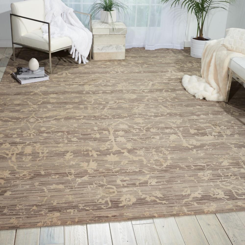 Nourison - Silk Elements SKE22 Beige 86in x 116in Rug - SKE22-99446165688_CLOSEOUT veiw 2