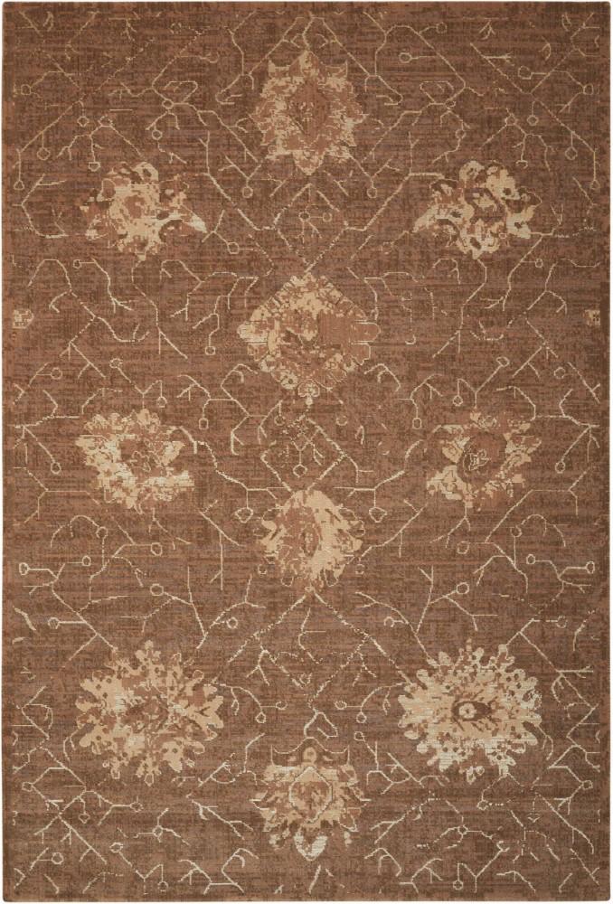 Nourison - Silken Allure SLK08 Brown 56in x 8 Area Rug - SLK08-99446152886_CLOSEOUT veiw 1