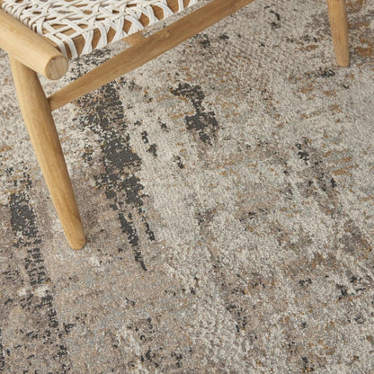 Nourison - Tangra 4x6 Cream Grey Area Rug - TNR05-99446783103 veiw 3