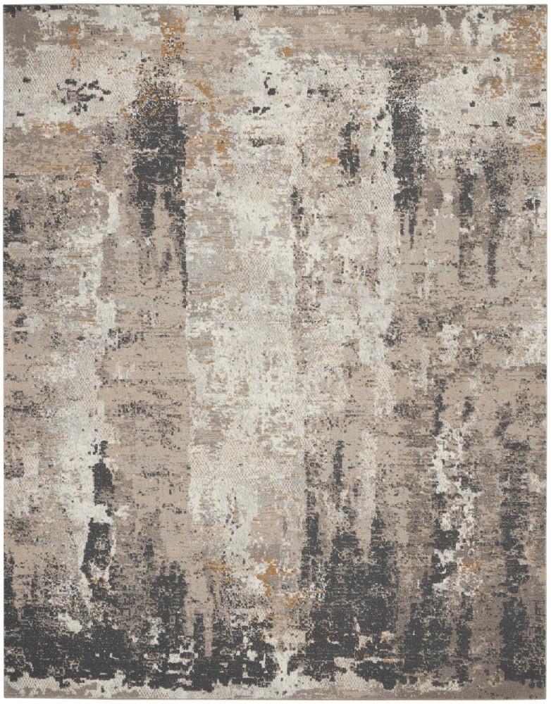 Nourison - Tangra 710in x 910in Cream Grey Area Rug - TNR05-99446783127 veiw 1