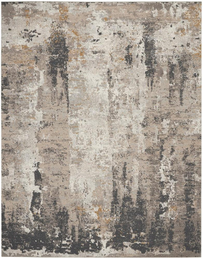 Nourison - Tangra 710in x 910in Cream Grey Area Rug - TNR05-99446783127 veiw 1